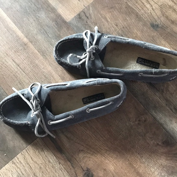 Sperrys! GUC 😊 ! Navy blue grayish - Picture 2 of 8